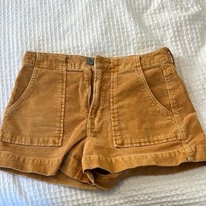 American eagle corduroy high waisted shorts